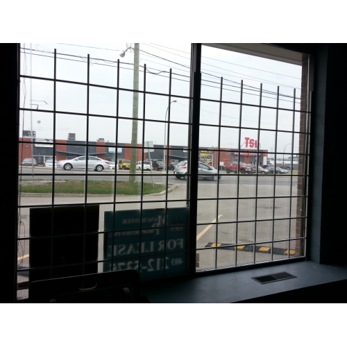 Retail Window Solid Steel Security Bars (2 Windows, 1 Door) Allsold